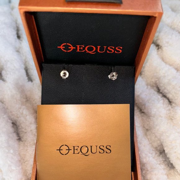 Unique Equss Necklace and Earring Set .925 Sterling Silver - Picture 10 of 10